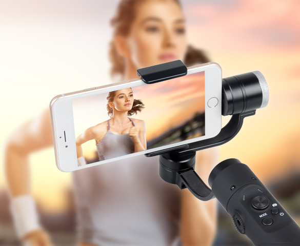 3-Axis Handheld Gimbal for Smartphone Stabilizer for iphone HUA WEI Zoom Button Professional Selfie Stick
